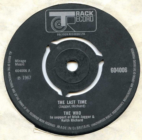 The Who | The Last Time ( 7" single )