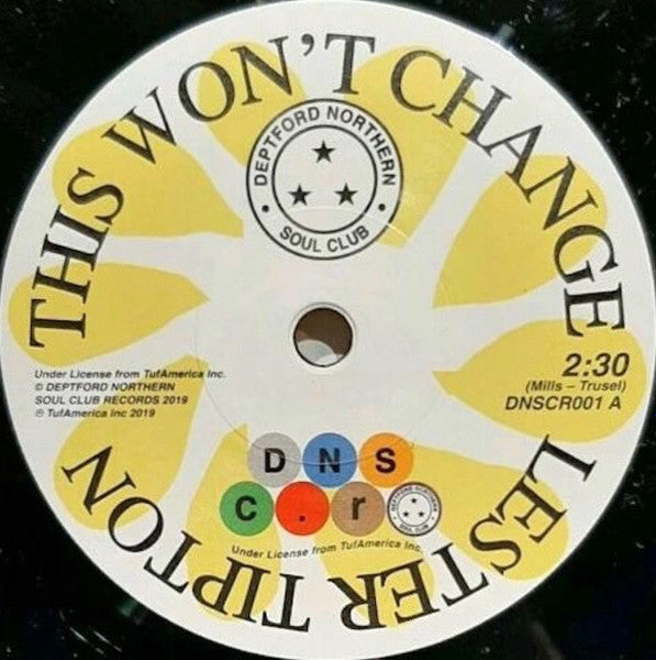 Lester Tipton / Edward Hamilton And The Arabians – This Won't Change / Baby Don't You Weep (7" single)