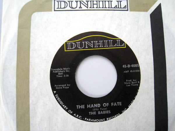 The Babies | The Hands Of Fate (7" single)