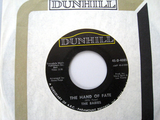 The Babies | The Hands Of Fate (7" single)