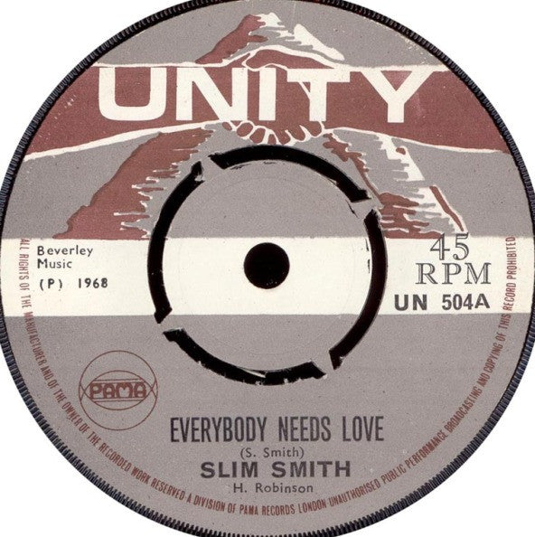 Slim Smith / Junior Smith | Everybody Needs Love / Come Back Girl (7" single)