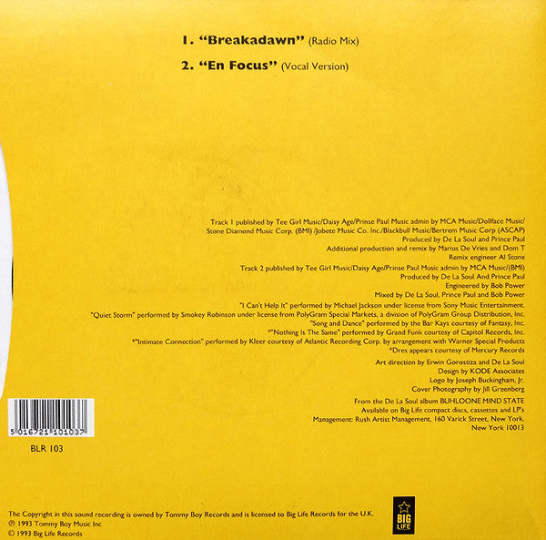 De La Soul | Breakadawn / En Focus ( 7" single)
