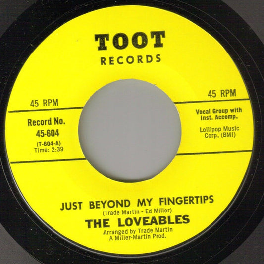 The Loveables | Just Beyond My Fingertips / Anyman (7" single)