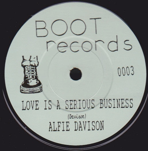 Sam Davis / Alfie Davison | You Can Count On Me / Love Is A Serious Business ( 7" single )