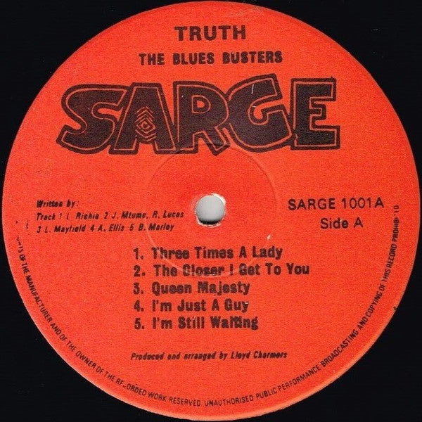 The Blues Busters | Truth (12" Album)