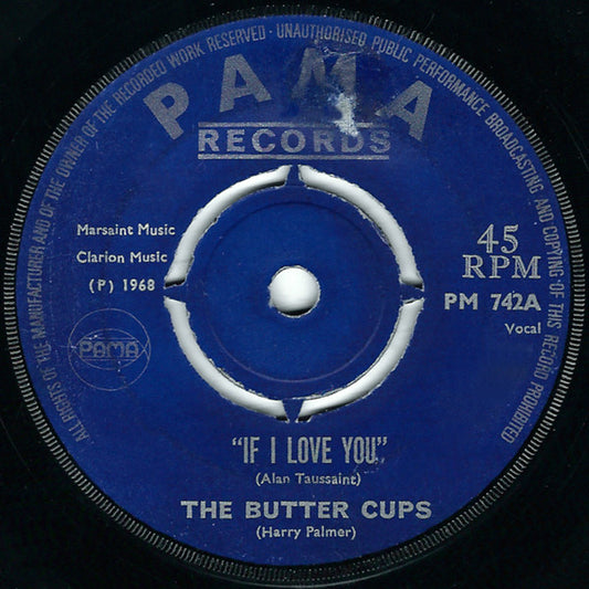 The Butter Cups | If I Love You / Loving You (7" single)