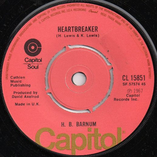 H.B. Barnum | Heartbreaker ( 7" single )