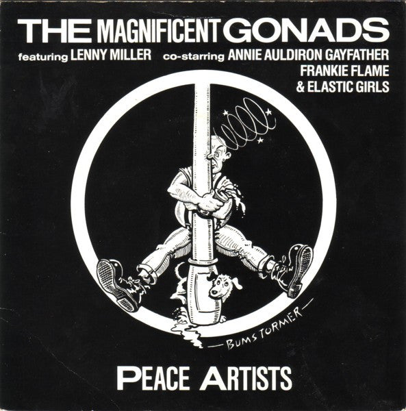 The Magnificent Gonads | Peace Artists ( 7" single )