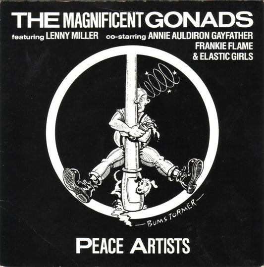 The Magnificent Gonads | Peace Artists ( 7" single )