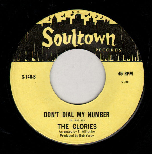 The Glories | I Worship You Baby ( 7" single)