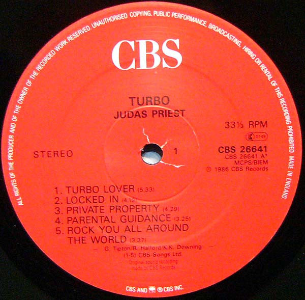 Judas Priest | Turbo (12" album)