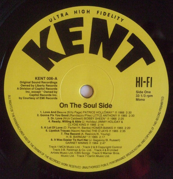 Various | On The Soul Side (12" album)