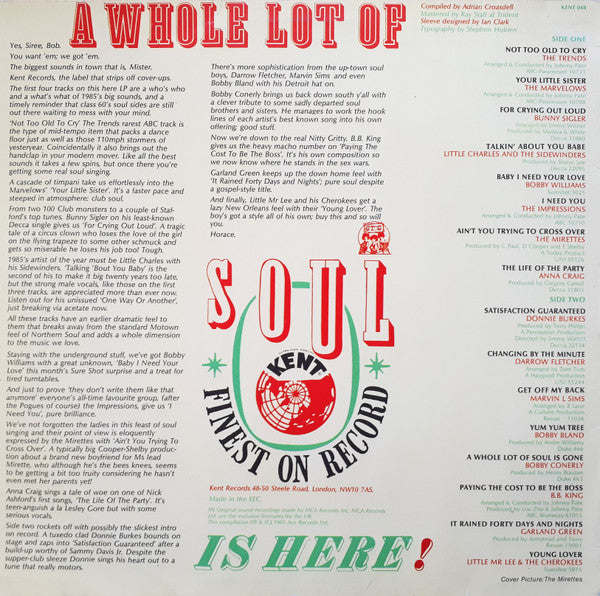 Various | A Whole Lot Of Soul Is Here! ( 12" album)