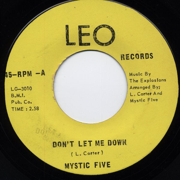 Mystic Five | Don't Let Me Down (7" single)