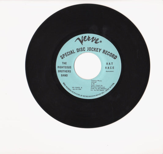 The Righteous Brothers Band ‎| Rat Race (7" single)