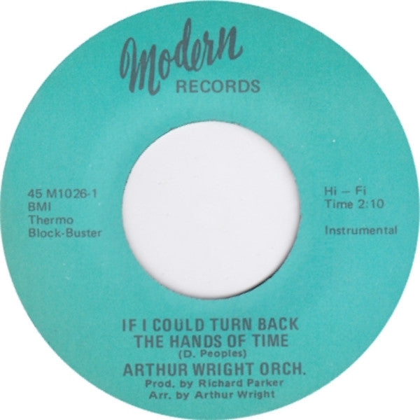 Vernon Garrett | If I Could Turn Back The Hands Of Time (7" single)