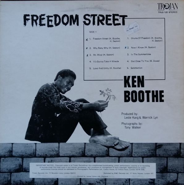 Ken Boothe | Freedom Street (12" Album)
