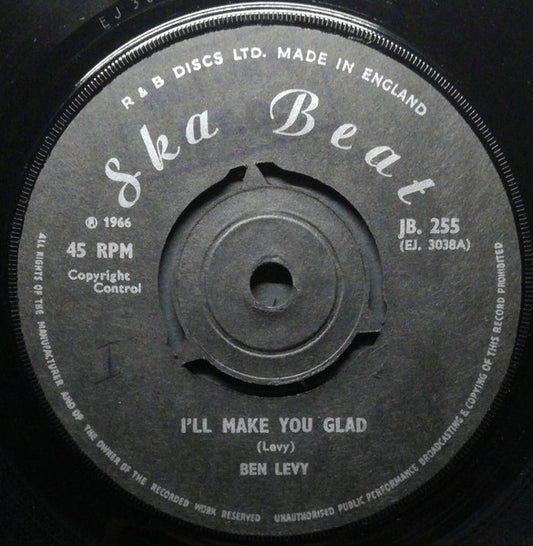 Ben Levy | I'll Make You Glad / Keep Smiling ( 7" single)