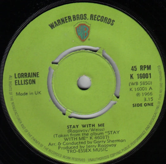 Lorraine Ellison | Stay With Me (7 inch single)
