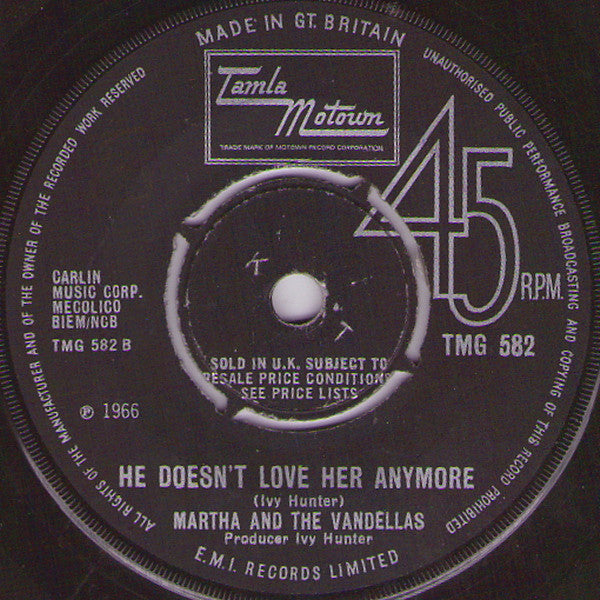 Martha And The Vandellas | I'm Ready For Love (7" single)