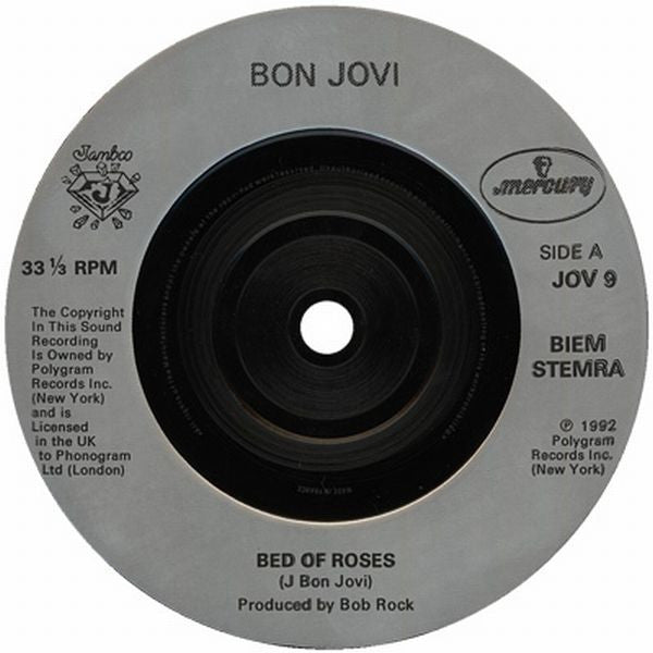 Bon Jovi | Bed Of Roses (7" single)