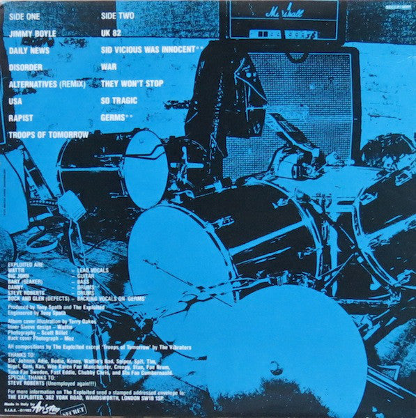 The Exploited – Troops Of Tomorrow ( 12" album)