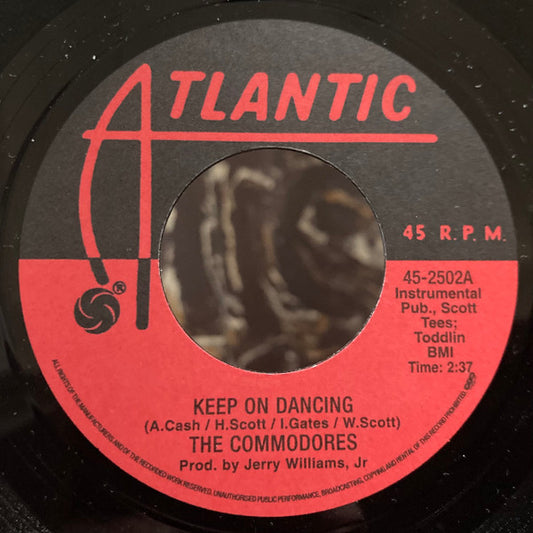 Commodores / The T.S.U. Toronadoes | Keep On Dancing / Getting The Corners (7" single)