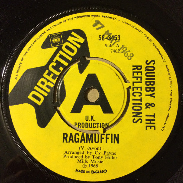 Squibby & The Reflections | Ragamuffin (7" single)