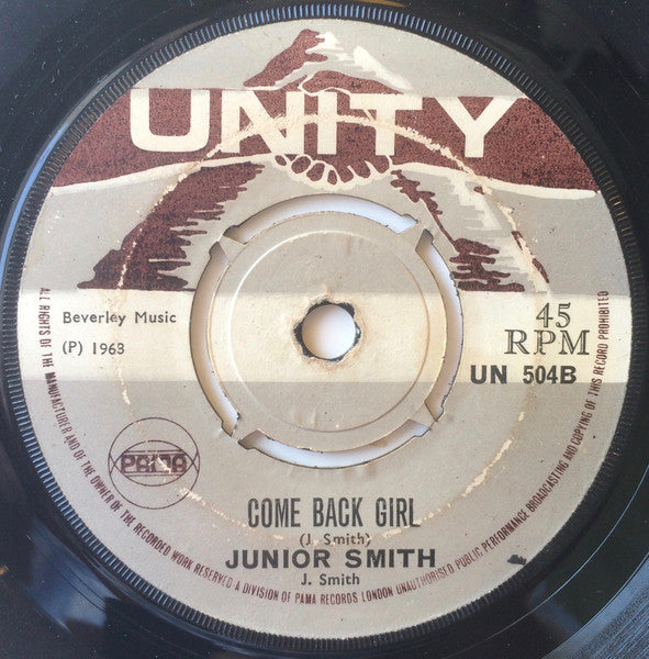 Slim Smith / Junior Smith | Everybody Needs Love / Come Back Girl (7" single)