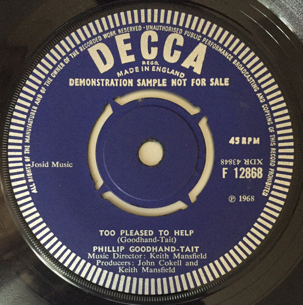 Phillip Goodhand-Tait ‎| Love Has Got Hold Of Me (7" single)