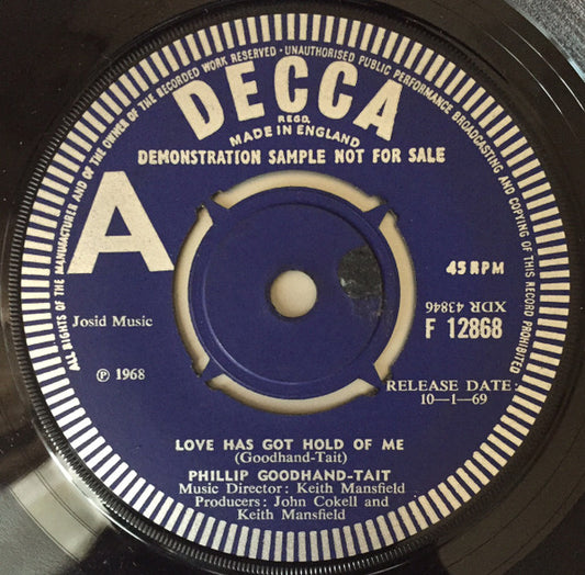 Phillip Goodhand-Tait ‎| Love Has Got Hold Of Me (7" single)