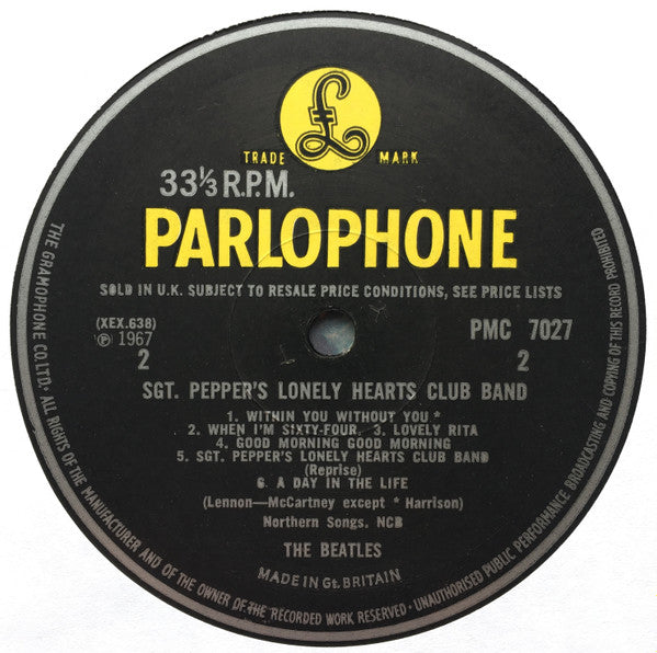 The Beatles | Sgt. Pepper's Lonely Hearts Club Band (12" Album)