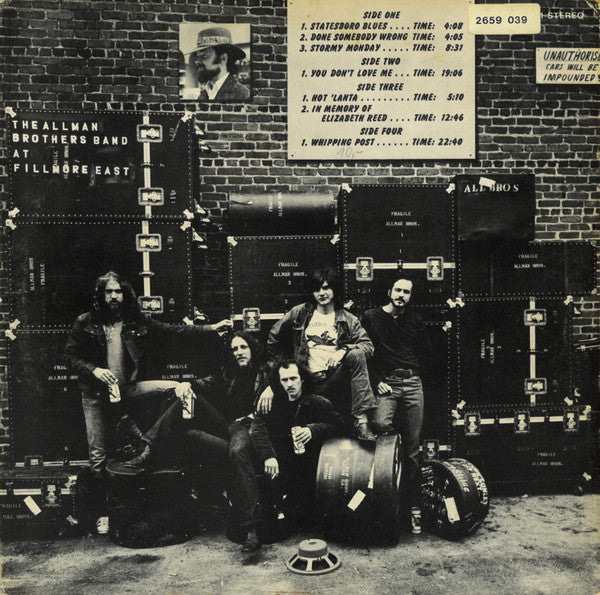 The Allman Brothers Band | The Allman Brothers Band At Fillmore East (12" album)
