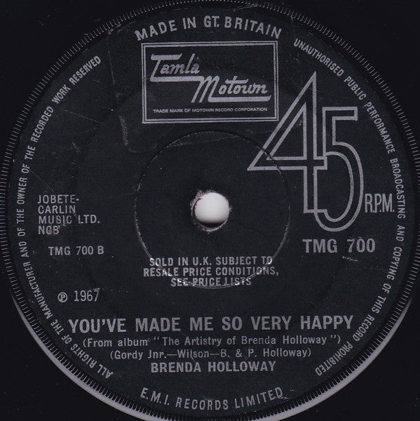 Brenda Holloway | Just Look What You've Done ( 7" single)