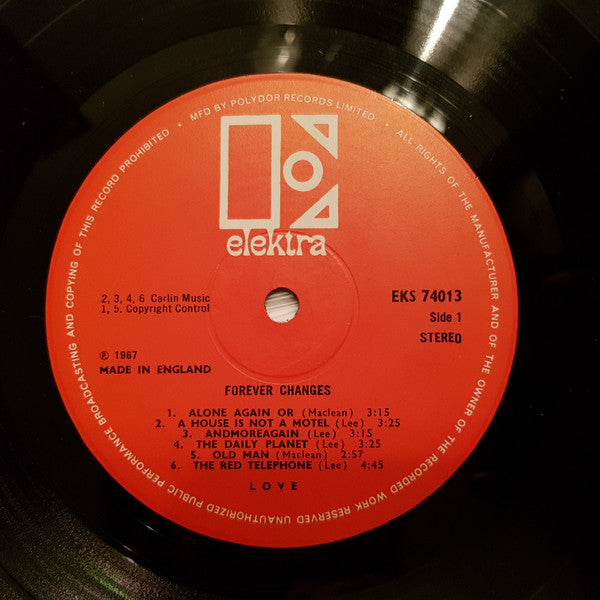 Love | Forever Changes (12" album)