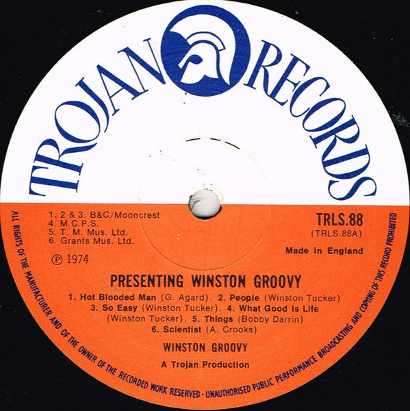 Winston Groovy | Presenting Winston Groovy (12" Album)