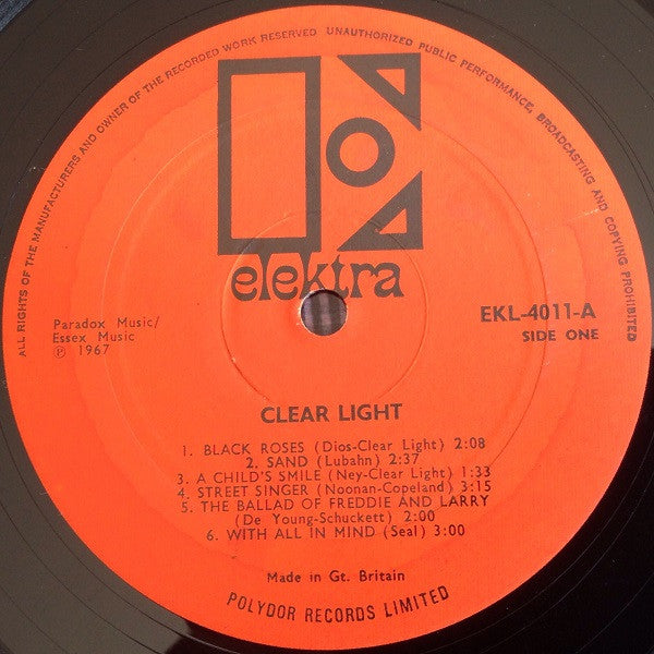 Clear Light | Clear Light (12" album)