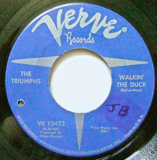 The Triumphs | Walkin' The Duck / Turn Out The Light (7" single)