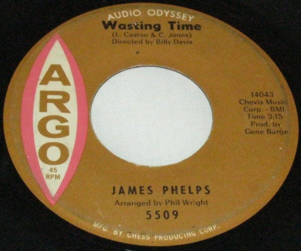 James Phelps | Wasting Time ( 7 inch single)