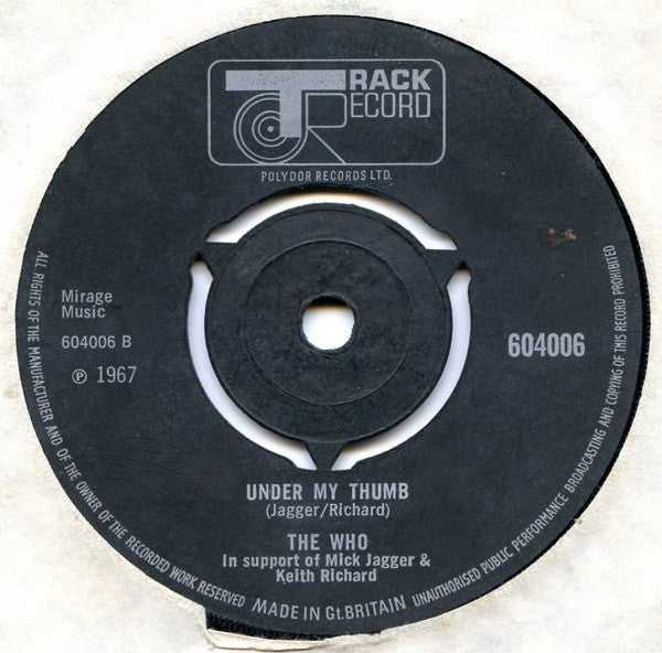 The Who | The Last Time ( 7" single )