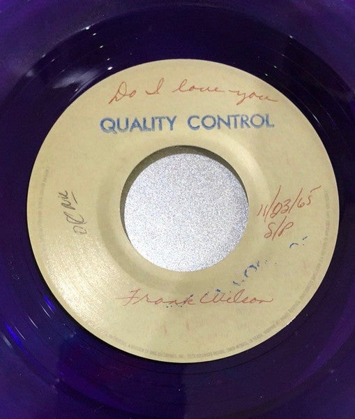 Frank Wilson | Do I Love You (Indeed I Do) / Sweeter As The Days Go By (7" single)