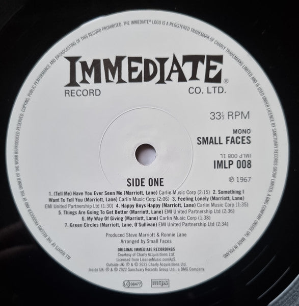 Small Faces | Small Faces (12" album)