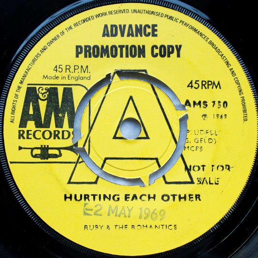 Ruby And The Romantics | Hurting Each Other (7" single)