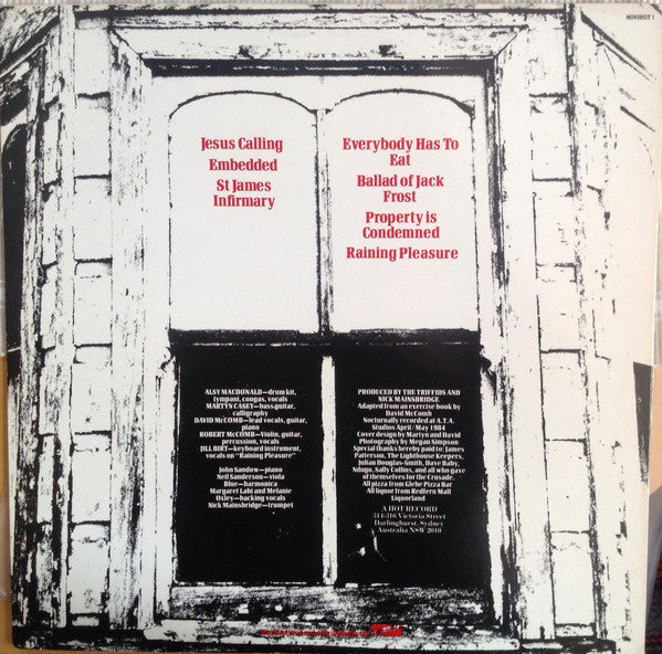 The Triffids ‎| Raining Pleasure ( 12" album)