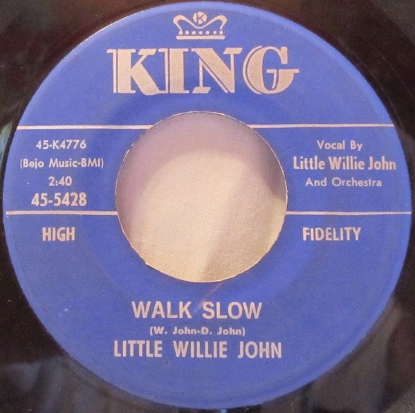 Little Willie John | Walk Slow (7 inch single)