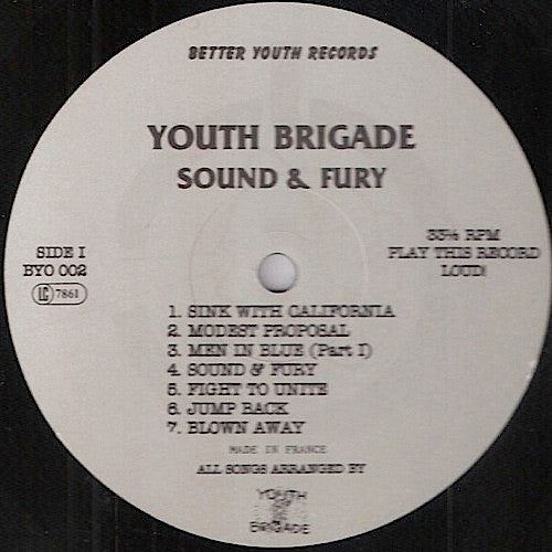 Youth Brigade | Sound & Fury (12" LP)