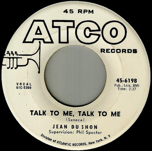 Jean Du Shon | Talk To Me, Talk To Me (7 inch single)