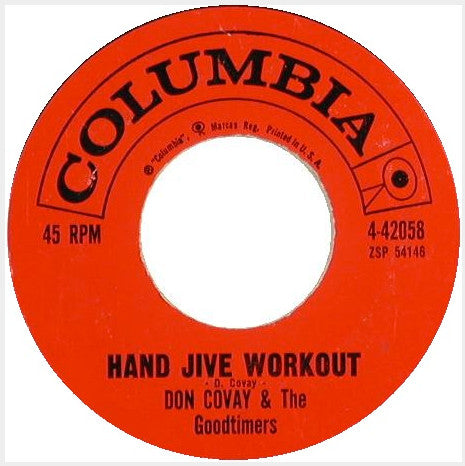 Don Covay & The Goodtimers ‎| Hand Jive Workout / See About Me (7" single)