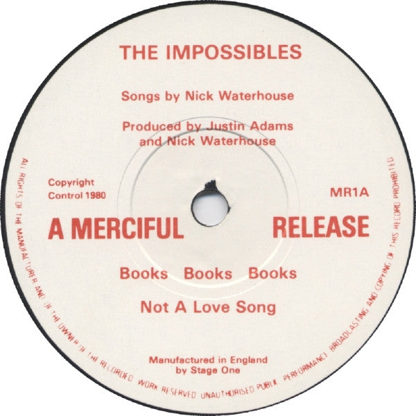 The Impossible Dreamers ‎| Books (7" single)