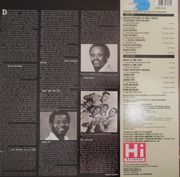 Various | Hi Records - The R & B Sessions (12" album)